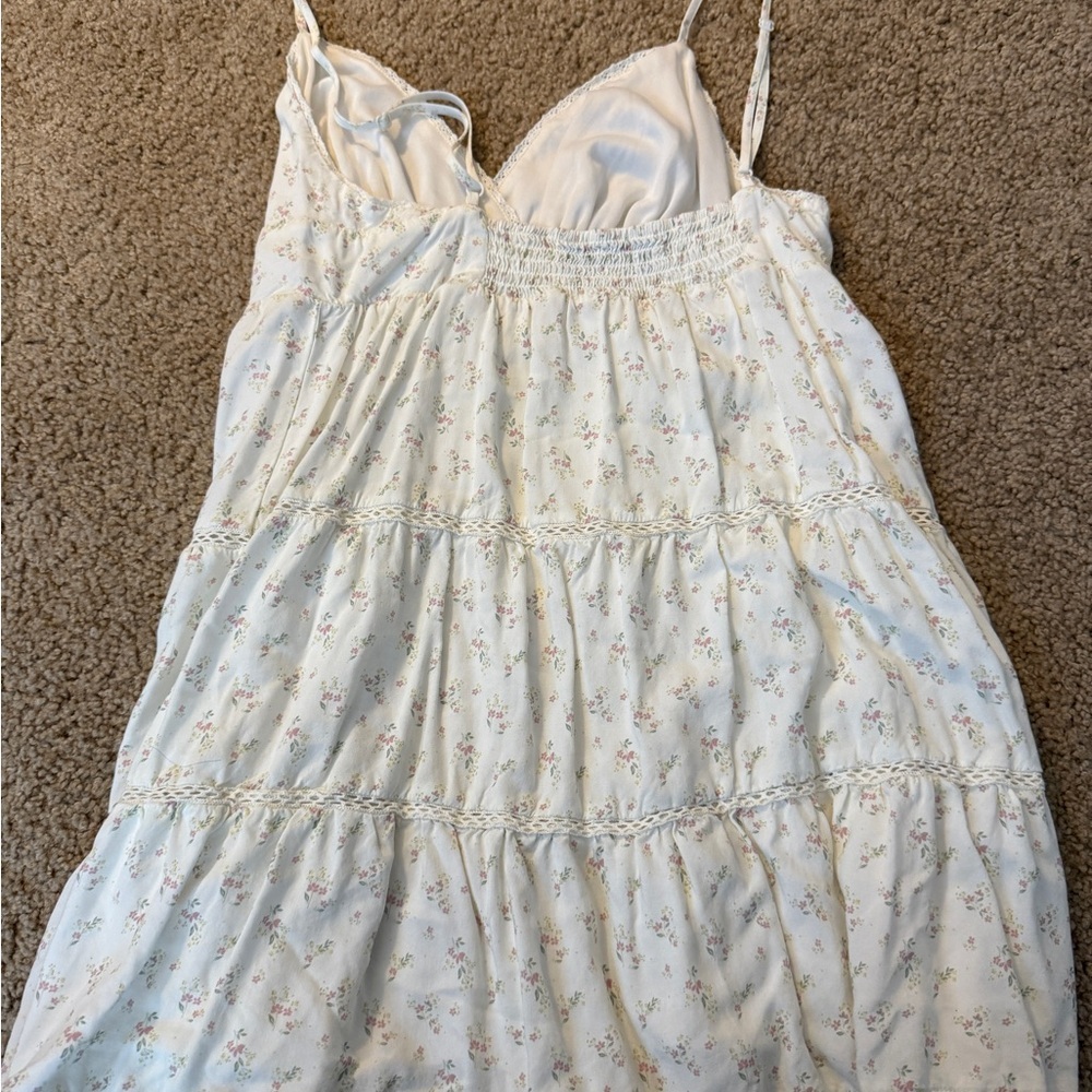 PacSun Cream Floral Mini Dress - Picture 5 of 6